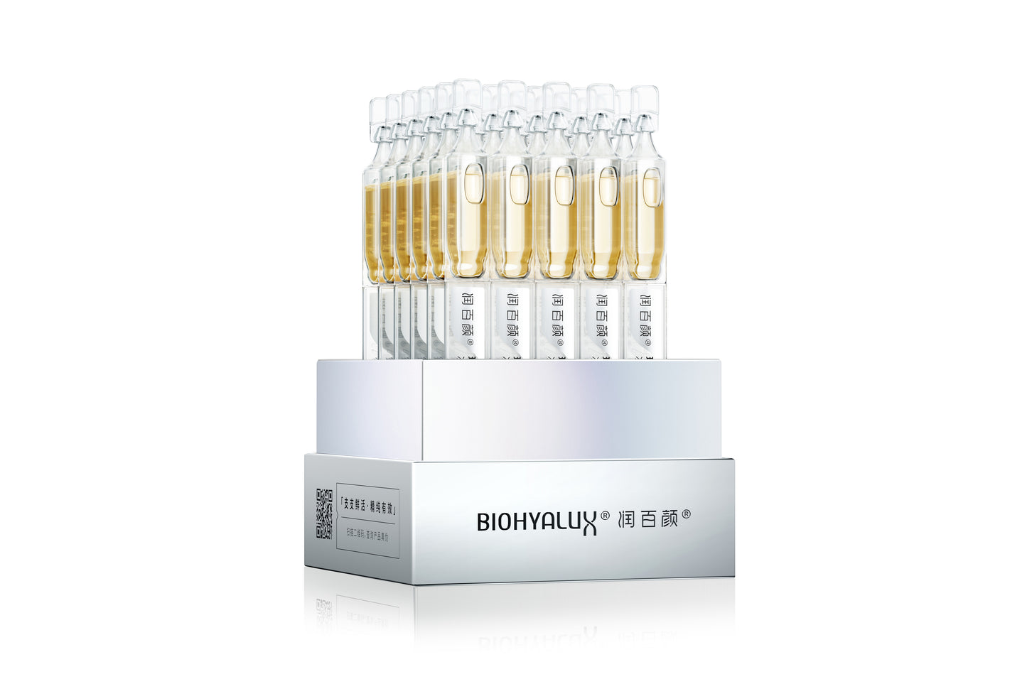润百颜玻尿酸抚纹靓透次抛精华液 (1.5ML x 30支) BIOHYALUX HA ANTI-AGING LIGHTENING ESSENCE (1.5ML x 30)