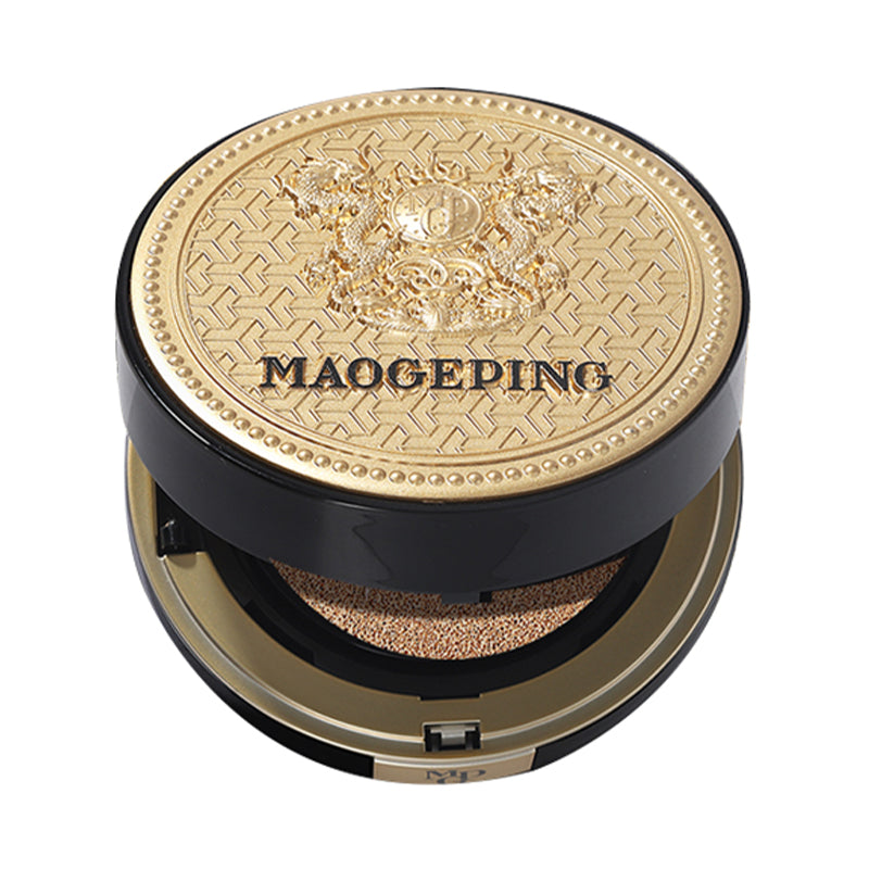 毛戈平 鎏金焕颜气垫粉底液•柔采版 Golden Renewal Cushion Liquid Foundation•Soft (12g)
